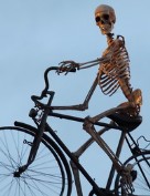 Radfahrer-Skelett